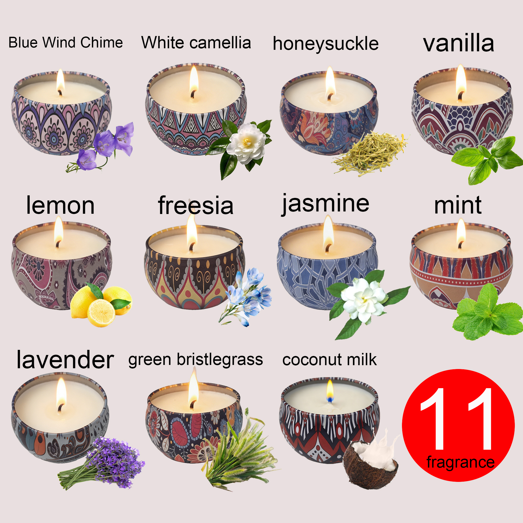 Candle Souvenir - 1 Pack of Ham-Scented Aromatherapy Candles,
