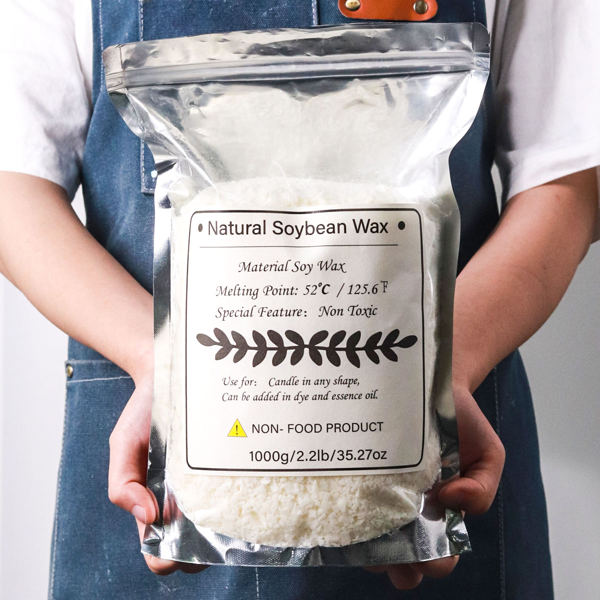 Candle Making Supplies Online - 1KG Natural Soy Wax Granular Scented