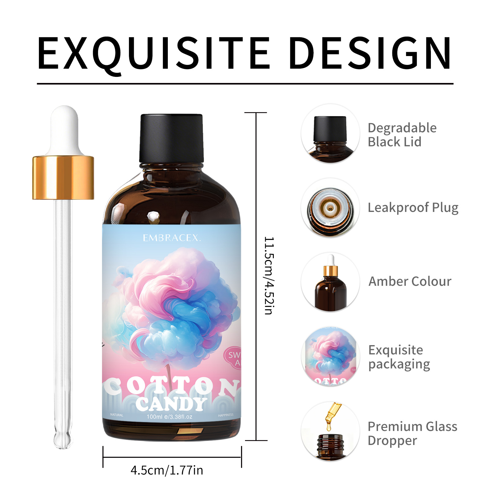 100ml Cotton Candy Essential O - đánh giá và giá Candle Souvenir