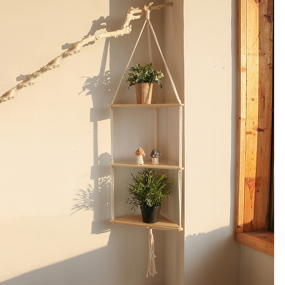 Triangle Shelves Wall Decor Ma - đánh giá và giá Candle Holder Supplies