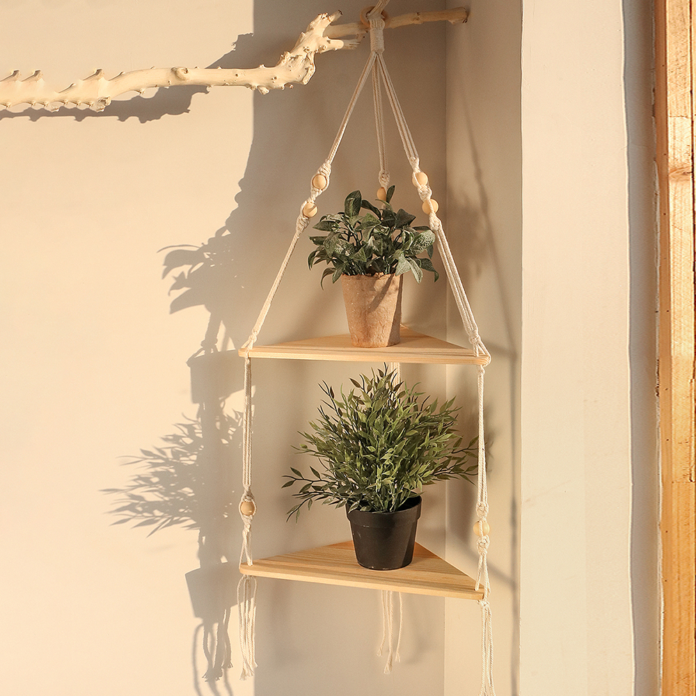 Triangle Shelves Wall Decor Ma - đánh giá và giá Candle Holder Supplies