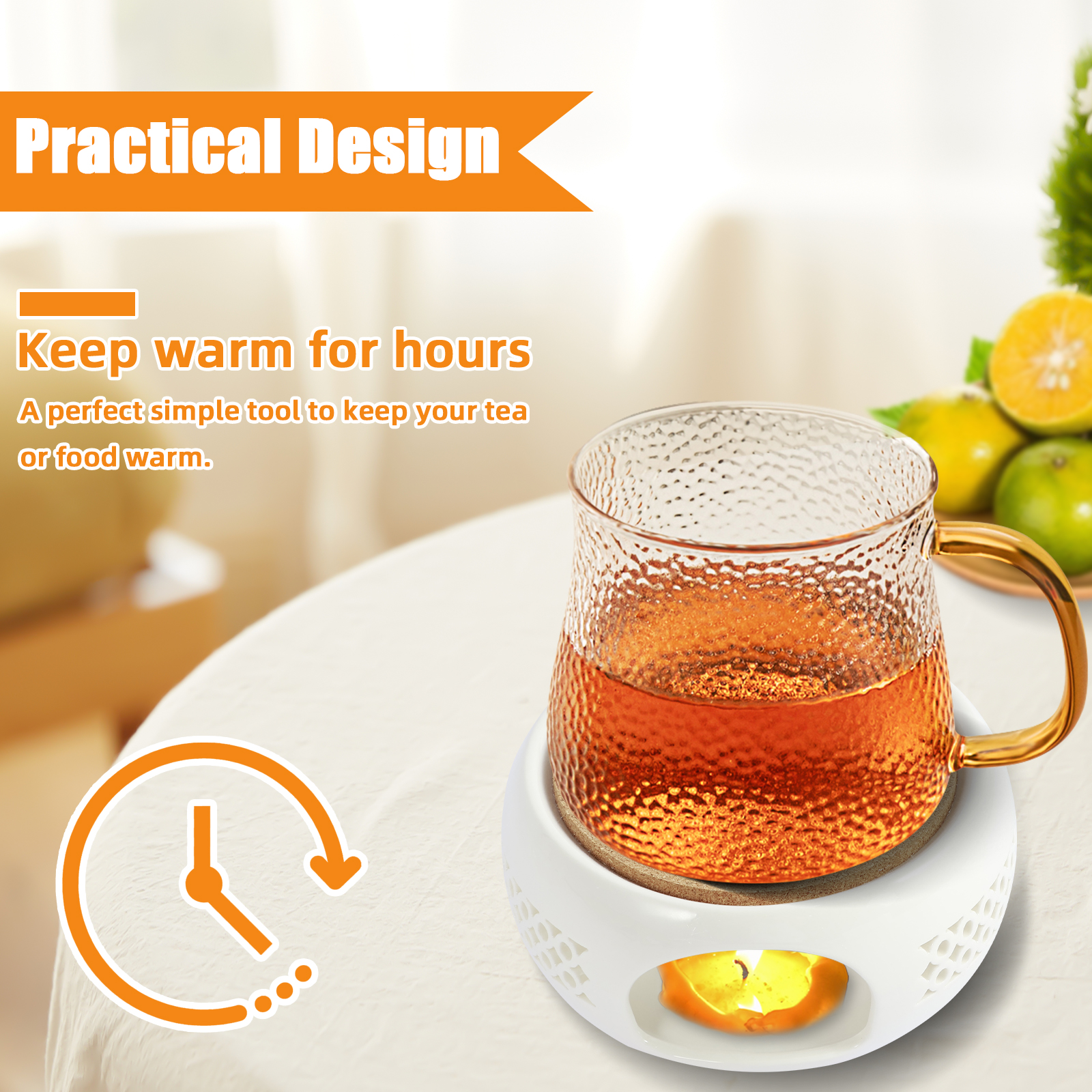 Ceramic Teapot Warmer Holder B - đánh giá và giá Candle Holder Supplies