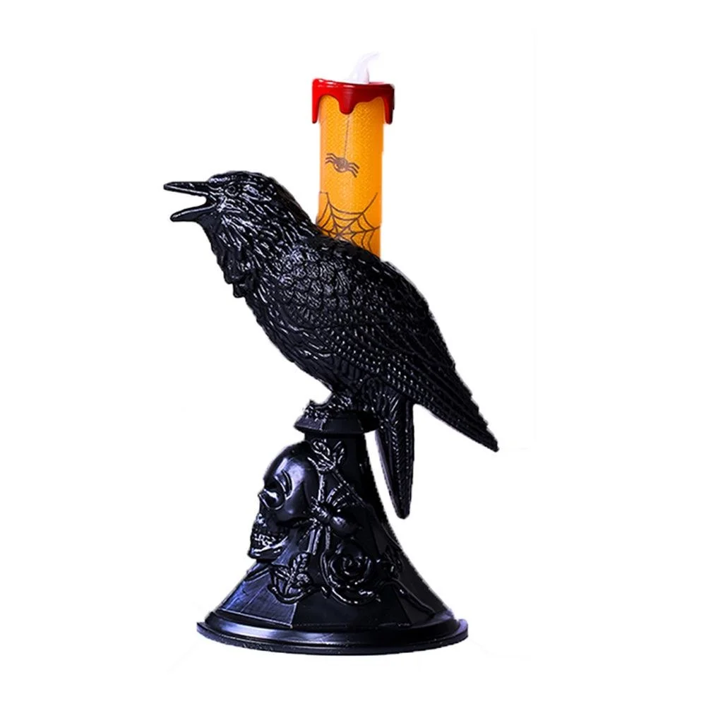New Black Crow Statue Glowing  - đánh giá và giá Candle Supplies Europe