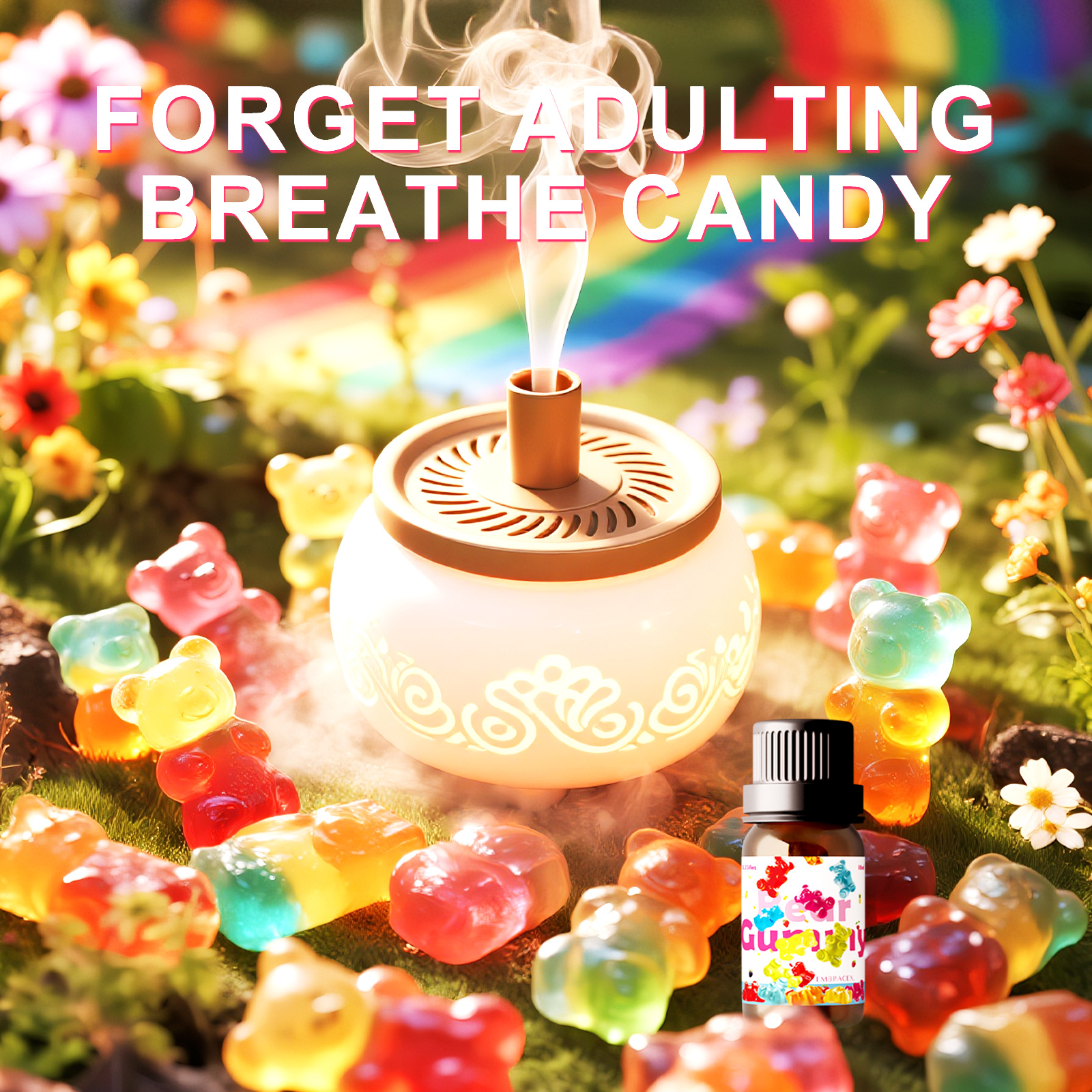 10ml Gummy Bear Fragrance oil  - đánh giá và giá Candle Souvenir