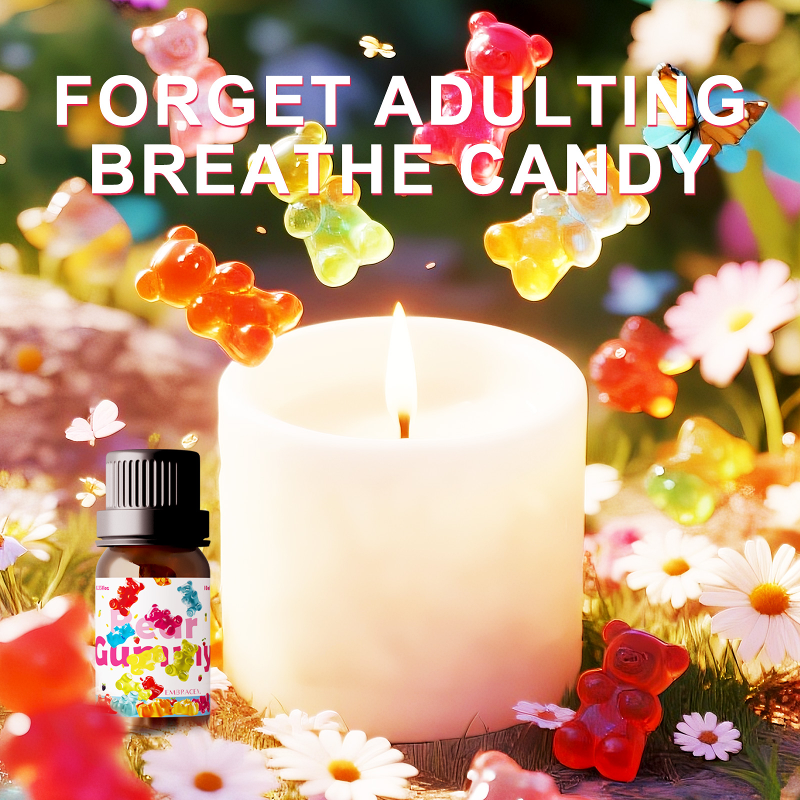 10ml Gummy Bear Fragrance oil  - đánh giá và giá Candle Souvenir