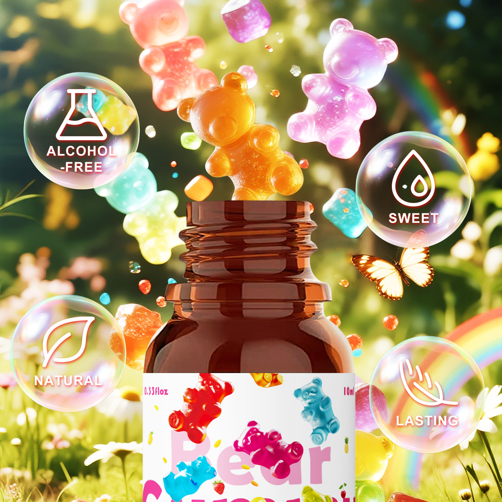 10ml Gummy Bear Fragrance oil  - đánh giá và giá Candle Souvenir