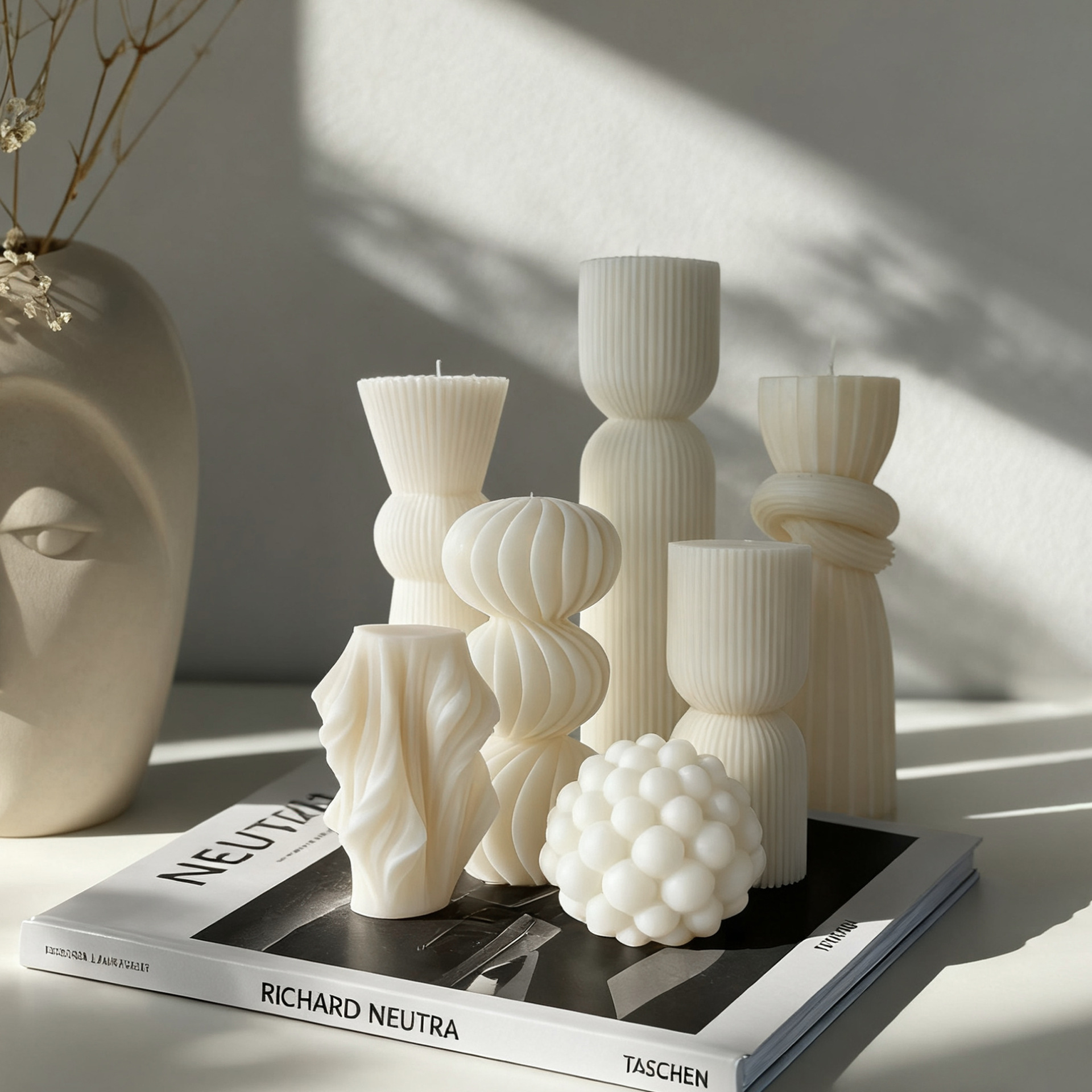 Nordic Minimalist White Scente - đánh giá và giá Candle Souvenir