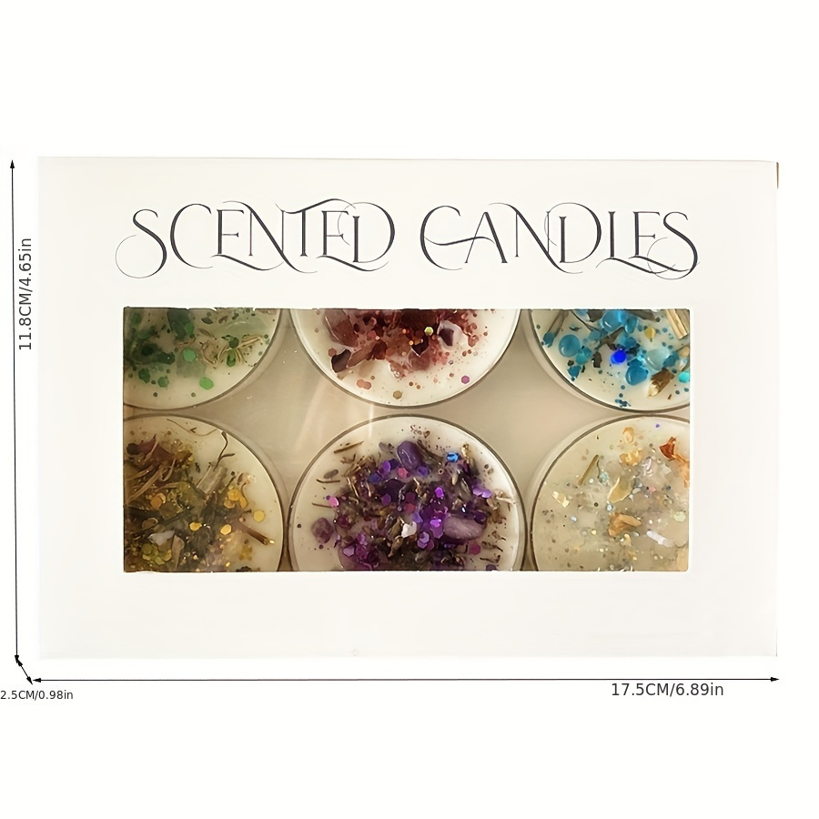 Set of 6 Scented Candles Fragr - đánh giá và giá Candle Souvenir