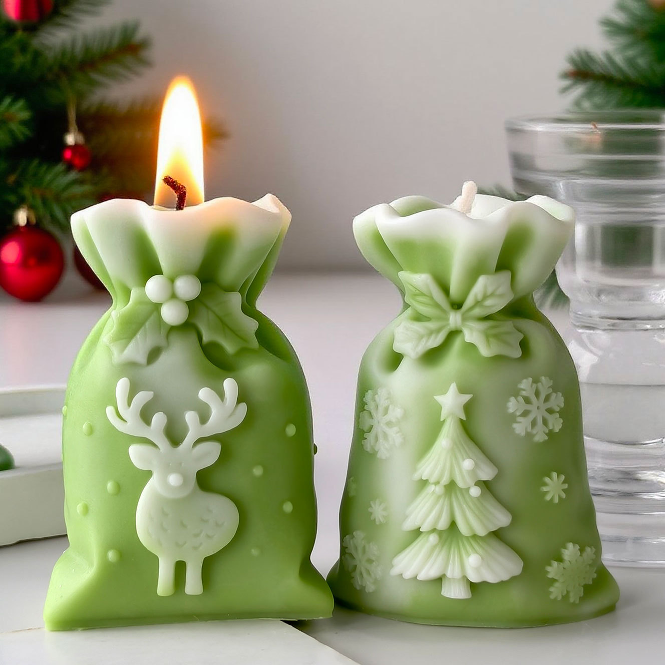 Christmas gift bags, candle or - đánh giá và giá Candle Sachet