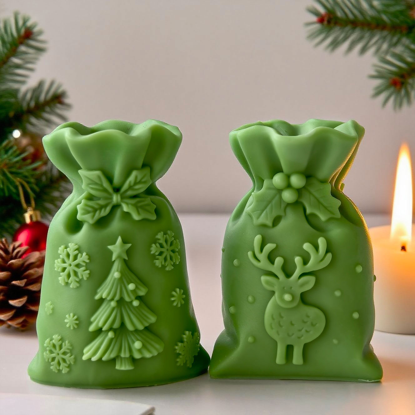 Christmas gift bags, candle or - đánh giá và giá Candle Sachet