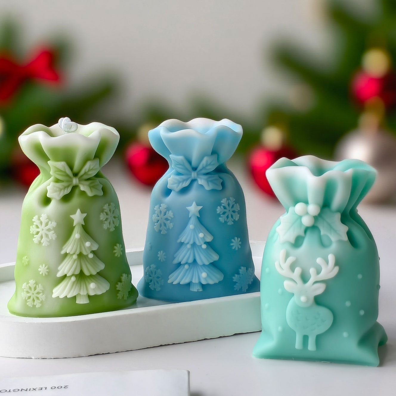 Christmas gift bags, candle or - đánh giá và giá Candle Sachet