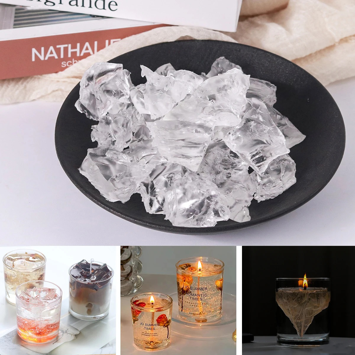 100G 7Colors Jelly Wax DIY Han - đánh giá và giá Candle Making Supplies Online