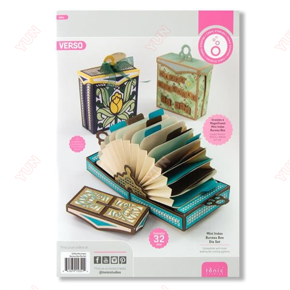 Mini Index Bureau Box Die Set  - đánh giá và giá Candle Sachet