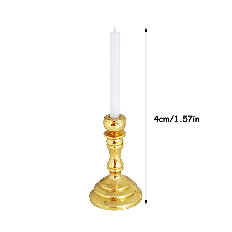 ⭐ 1Pair 1:12 Dollhouse Miniatu - đánh giá và giá Candle Holder Supplies