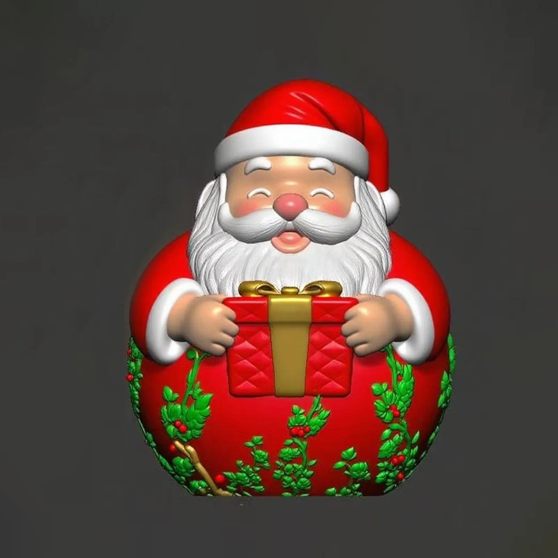 three-dimensional santa claus  - đánh giá và giá Candle Souvenir