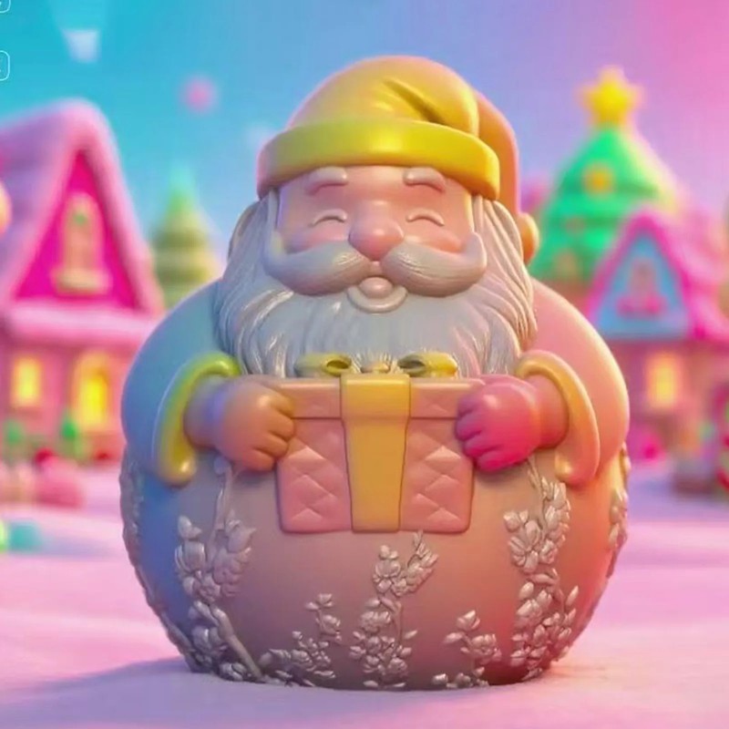 three-dimensional santa claus  - đánh giá và giá Candle Souvenir