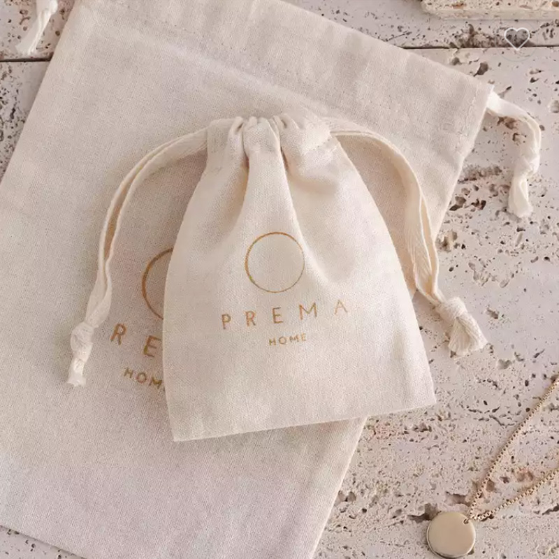 Natural Cotton Gift Bags Makeu - đánh giá và giá Candle Sachet