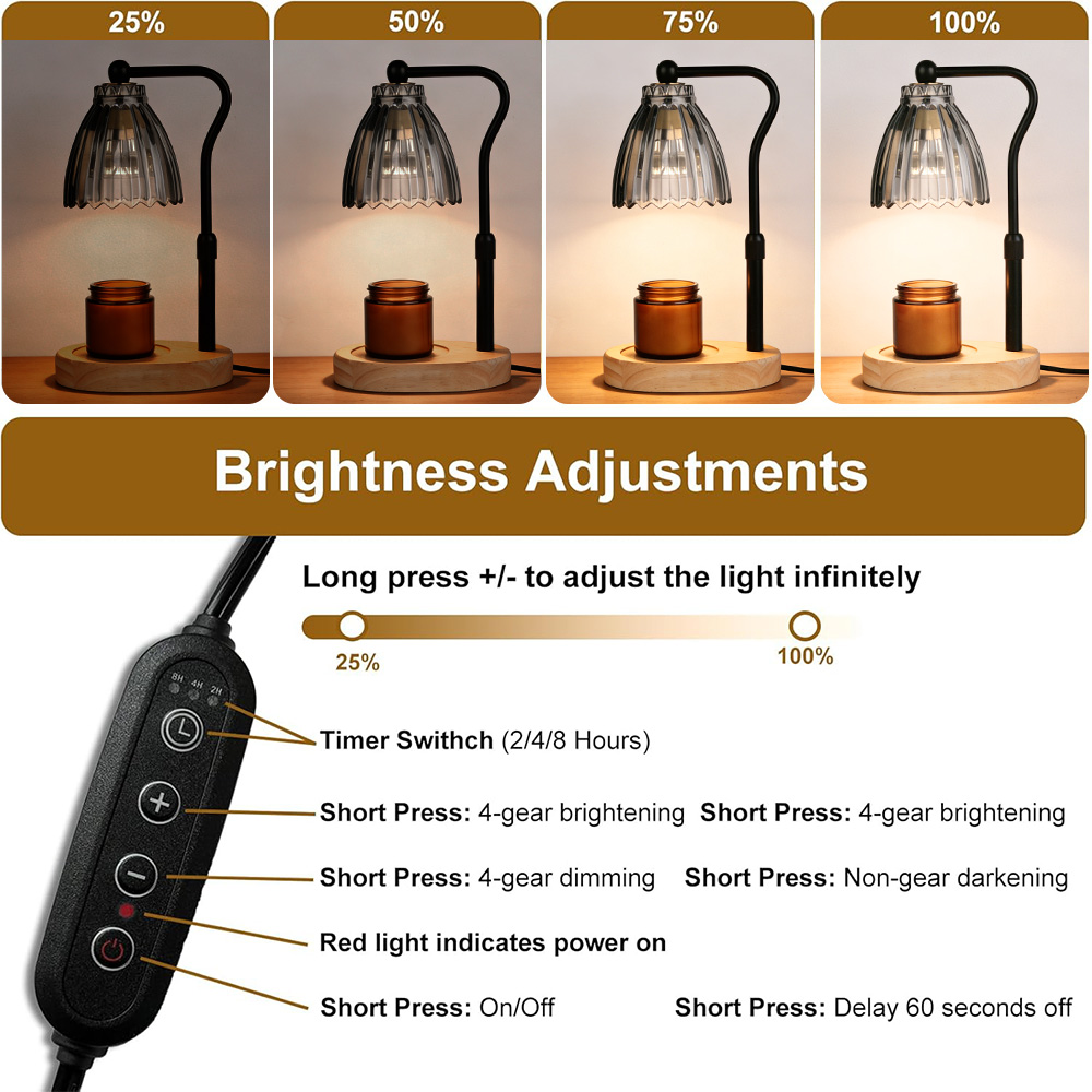 Candle Warmer Lamp with Timer  - đánh giá và giá Candle Souvenir