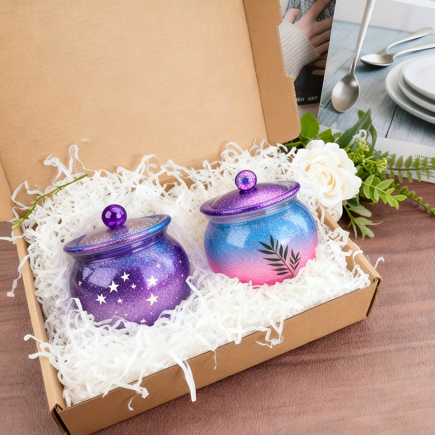 1 set of round resin can molds - đánh giá và giá Candle Souvenir