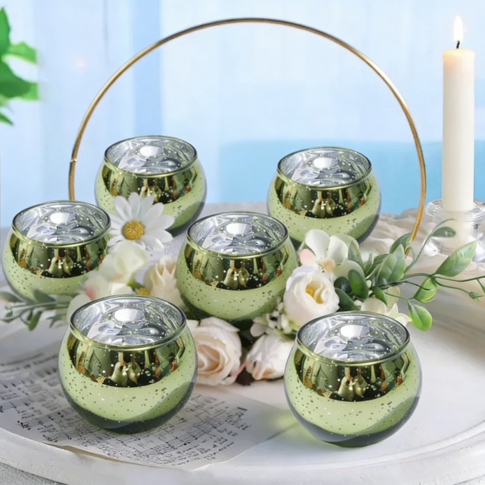 6/12Pcs Glass Candle Holders B - đánh giá và giá Candle Supplies Europe